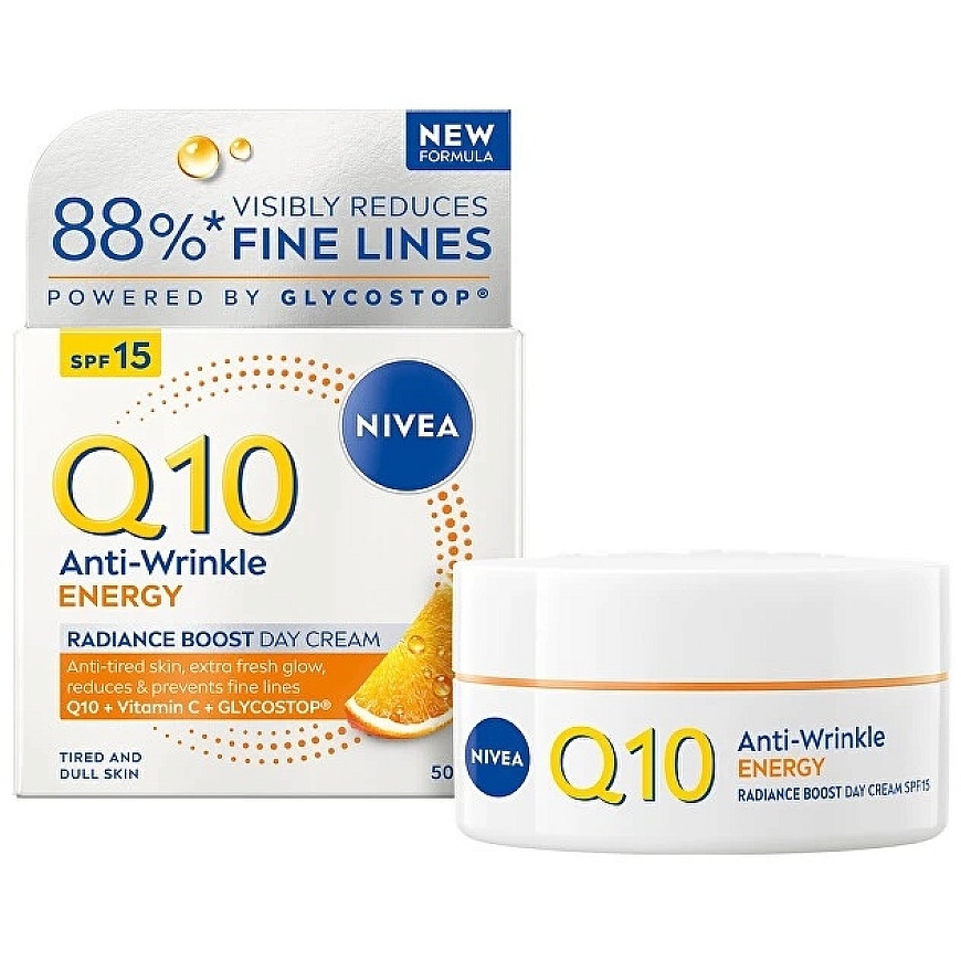 Nivea Energijuojos dienas krēms Q10 Enerģijas