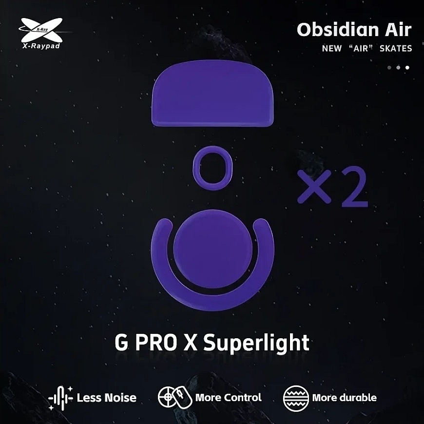 X Raypad X-Raypad Obsidian Air Pelekņu