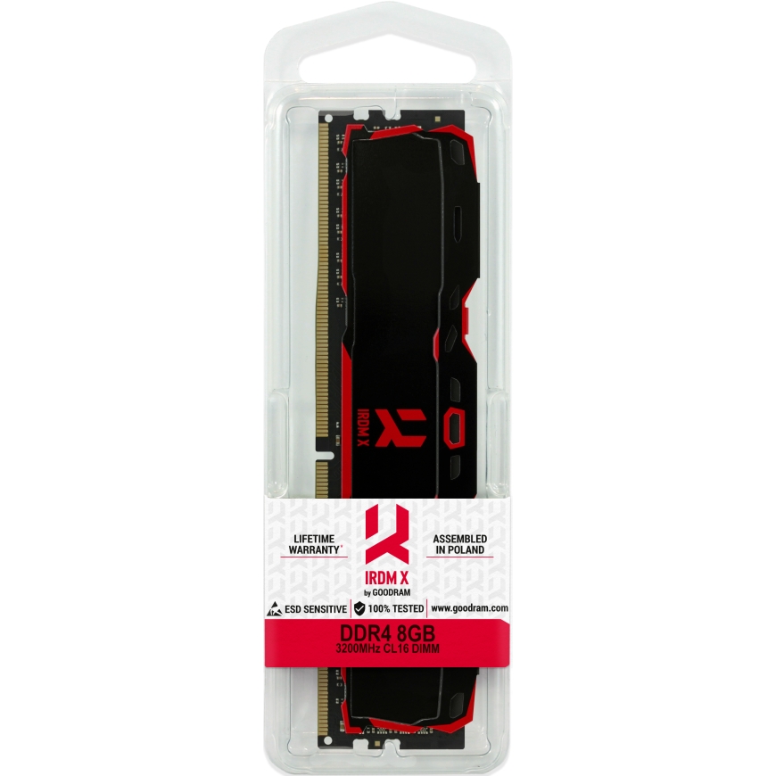Goodram IRDM X atmiņas modulis 8 GB 1 x 8 GB DDR4 3200 MHz – 4