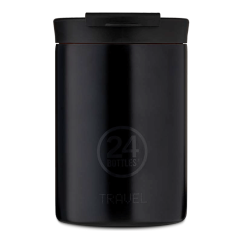 24Bottles 24 pullo - matka lasi 0,35 l - savukkaan musta (24B629)