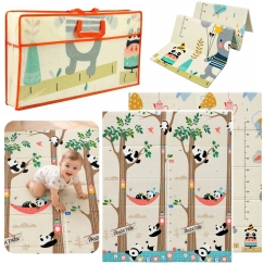 Lean Toys Play Mat, reversible, multicolored, 180 × 150 cm
