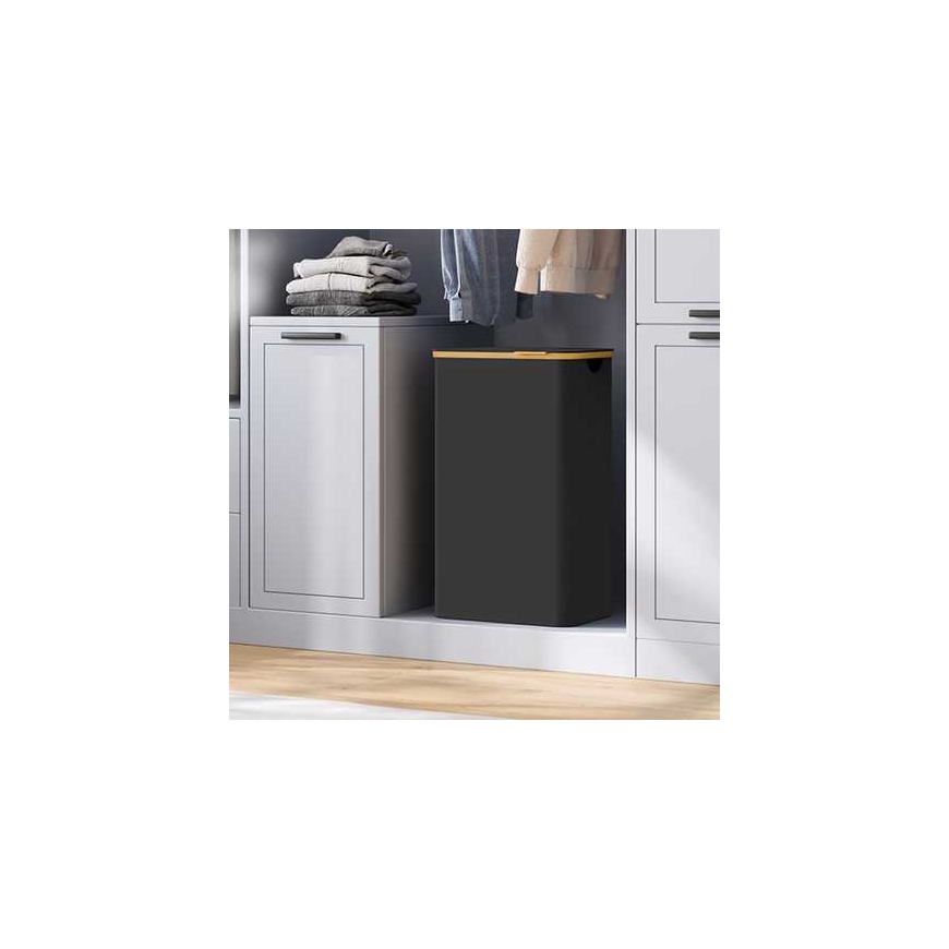 Spacetronik Laundry Basket, 130 l, 1 compartment, black – 2