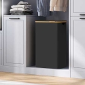 Spacetronik Laundry Basket, 130 l, 1 compartment, black Spacetronik Laundry Basket, 130 l, 1 compartment, black