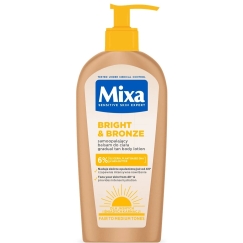 Mixa "Bright & Bronze" self-tanning body lotion for light and dark skin, 250 ml