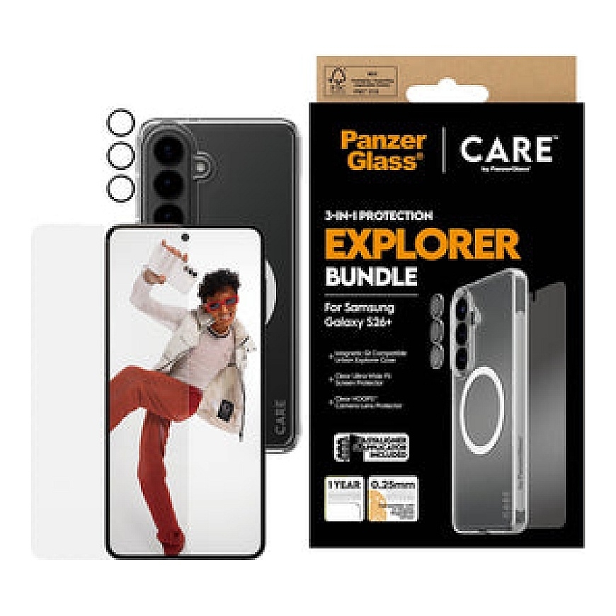 PanzerGlass CARE by PanzerGlass 3-in-1 Galaxy S Plus 2026 – 2