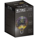 V-tac 4W LED 3D Bulb, G125, E27, 3000K V-tac 4W LED 3D Bulb, G125, E27, 3000K