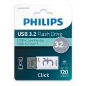 Philips Click USB flash drive 32 GB USB Type-C 3.2 Gen 1 (3.1 Gen 1) Transparent, White Philips Click USB flash drive 32 GB USB Type-C 3.2 Gen 1 (3.1 Gen 1) Transparent, White