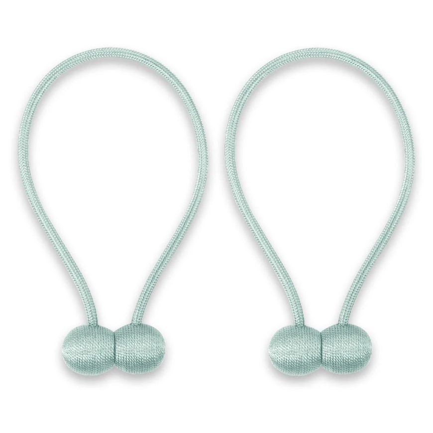 AmeliaHome Light Blue Curtain Tiebacks Toronto, 2 pcs. – 2