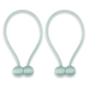 AmeliaHome Light Blue Curtain Tiebacks Toronto, 2 pcs.