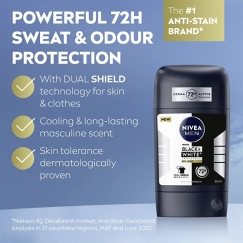 Nivea kietas antiperspirant B&W Epic Night Antiperspirant 50 ml