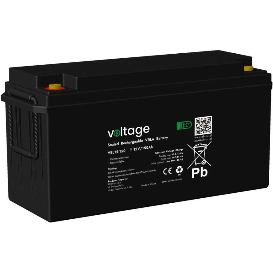 Voltage Akumulators AGM Voltage Long Life