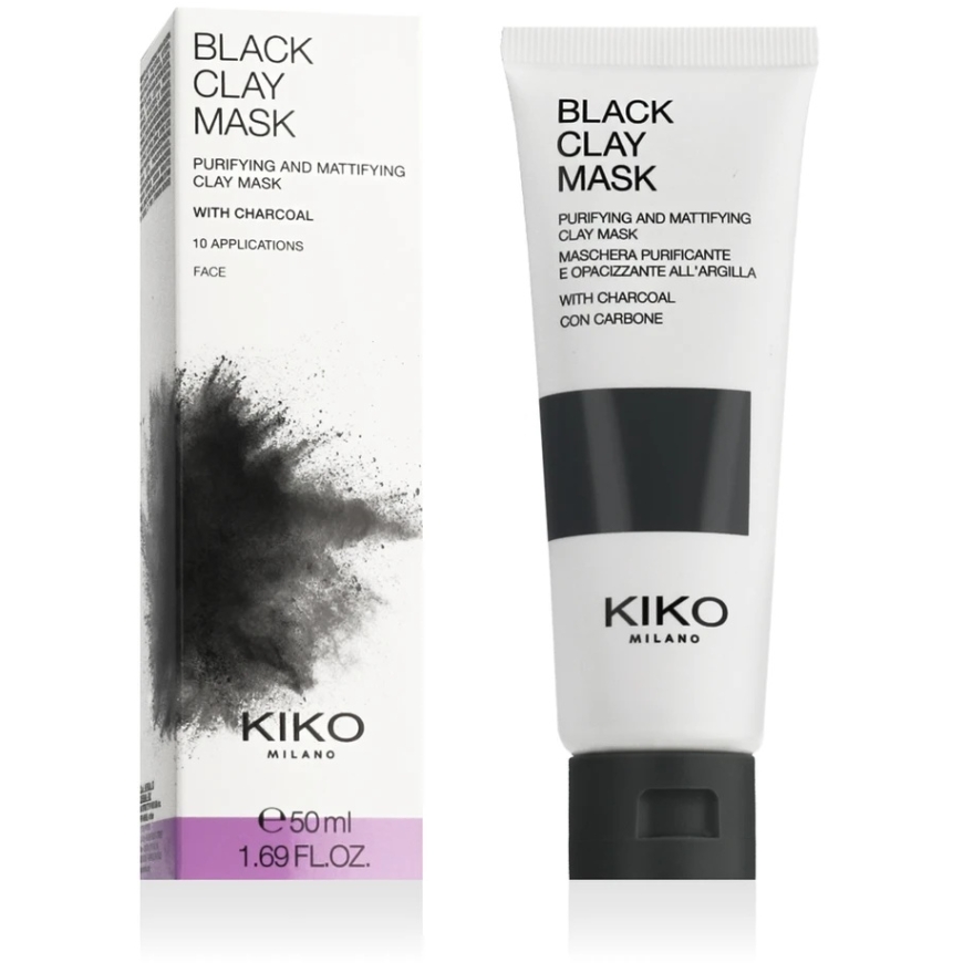 KIKO MILANO Melnais mālu sejas maska