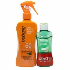 Babaria Aloe Spray Protector Spf50, 200 ml After Sun Balm Spray 1u
