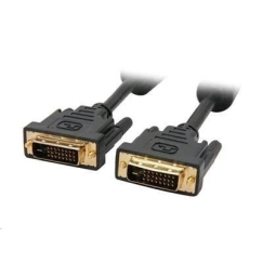 C-Tech DVI-DVI Cable, M/M, 1.8m DVI-D, Dual Link, Shielded