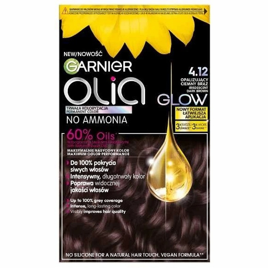 Garnier Olia pastāvīgā krāsa 4.12