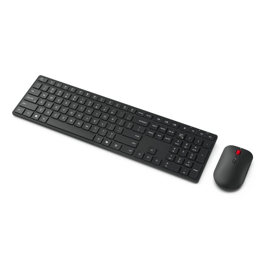 Lenovo 4X31S04848 keyboard Mouse included Office RF Wireless + Bluetooth US English Black – 3