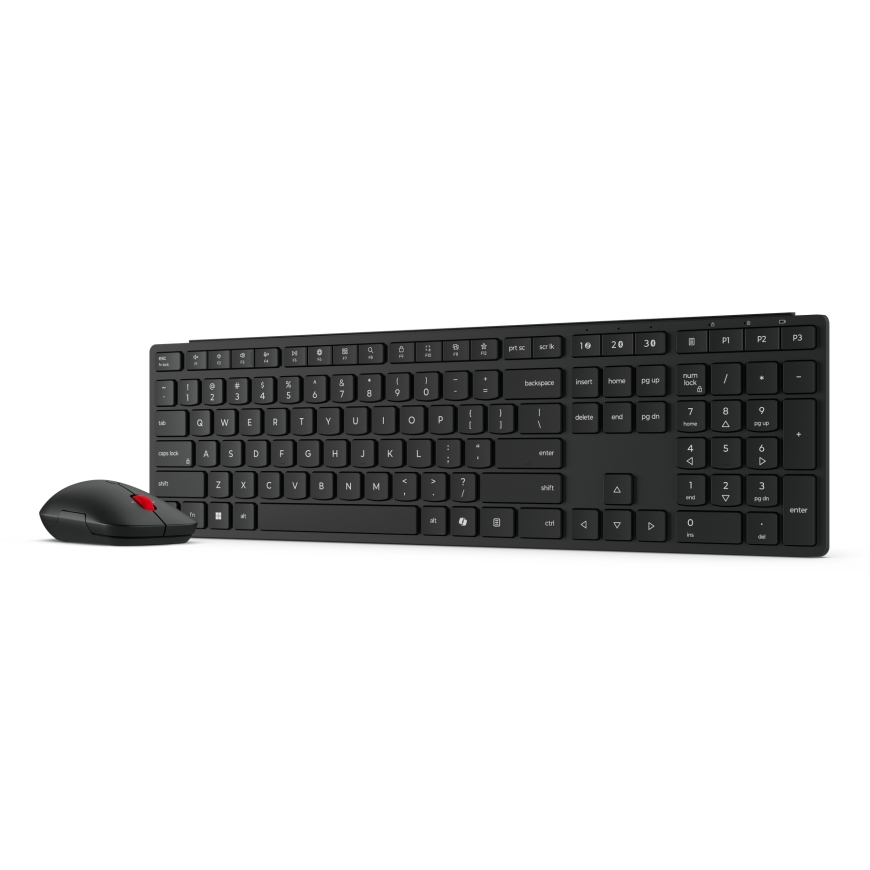 Lenovo 4X31S04848 keyboard Mouse included Office RF Wireless + Bluetooth US English Black – 4
