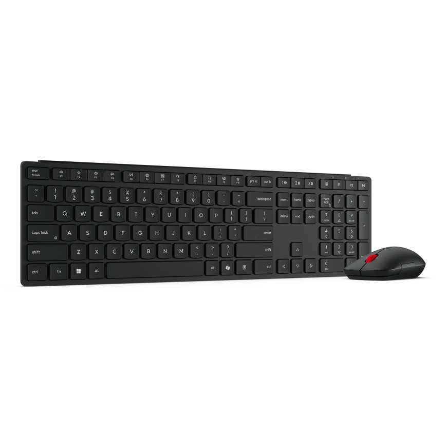 Lenovo 4X31S04848 keyboard Mouse included Office RF Wireless + Bluetooth US English Black – 5