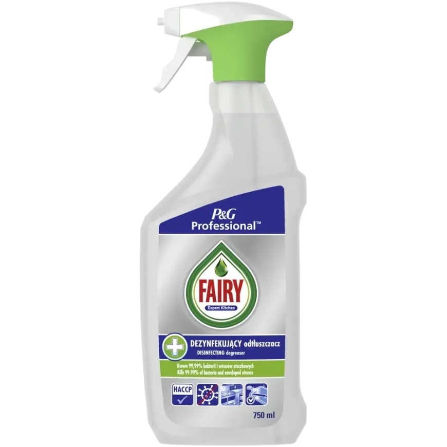 Fairy Professional Riebalų šķīdinātājs un dezinfekcijas