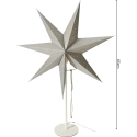 KOOPMAN DECORATIVE STAR FLOOR LAMP 65CM E 14 SILVER KOOPMAN DECORATIVE STAR FLOOR LAMP 65CM E 14 SILVER