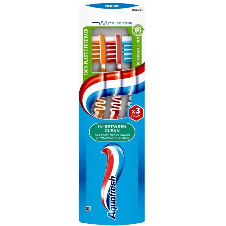 Aquafresh Interdental Brush, Medium Size, 3 pcs.