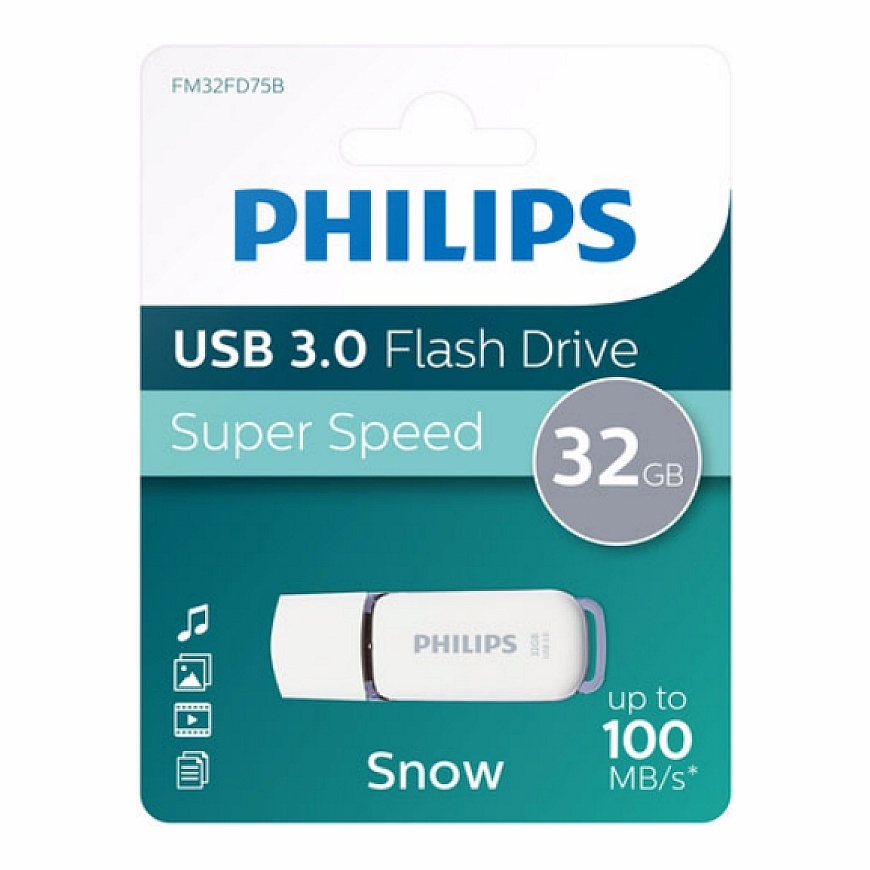 Philips FM32FD75B USB flash drive 32 GB USB Type-A 3.2 Gen 1 (3.1 Gen 1) White – 2