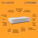 Epson Lifestudio Grand Plus EH-LS970W - Diamond White Epson Lifestudio Grand Plus EH-LS970W - Diamond White