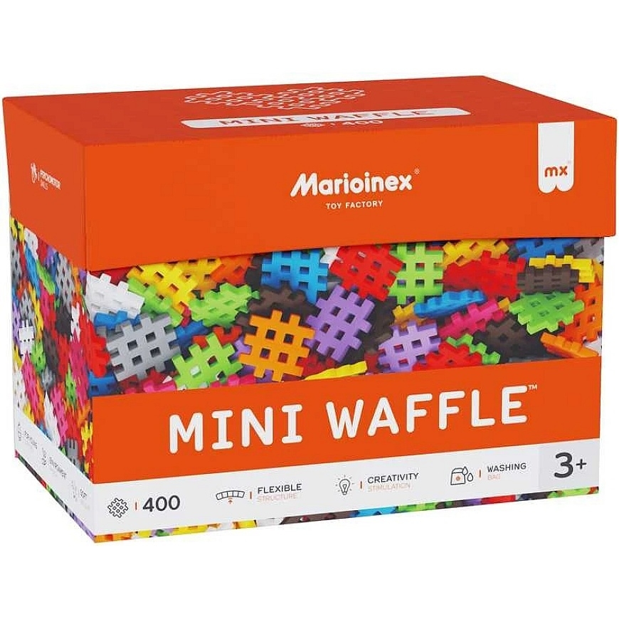 Mini Waffle Construction Blocks Set 400 Pieces Marioinex – 4