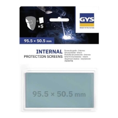 Internal protective glass GYS for welding masks LCD 96x50