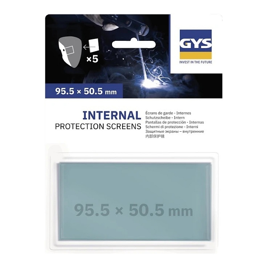 Internal protective glass GYS for welding masks LCD 96x50 – 2