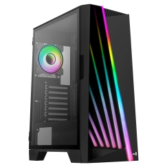 Aerocool Mirage Midi Tower Melns