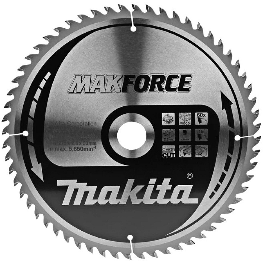 Makita Medžio zāģēšanas disks MAKITA 270x30x2
