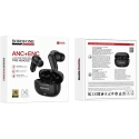 Borofone TWS Bluetooth austiņas BW96 Mellow melnas
