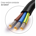 Qoltec SCHUKO CEE 7/7 power cable 3x1.00 mm² 1.8 m Qoltec SCHUKO CEE 7/7 power cable 3x1.00 mm² 1.8 m