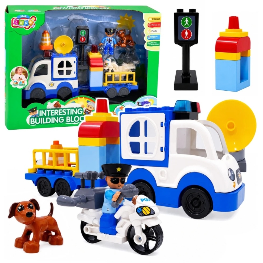 LEAN Toys Lean Toys Policijas komplekts