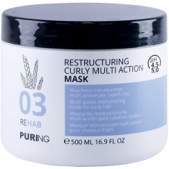 PURING 03 Rehab Restructuring Multi Action Mask for Curly Hair, 500 ml