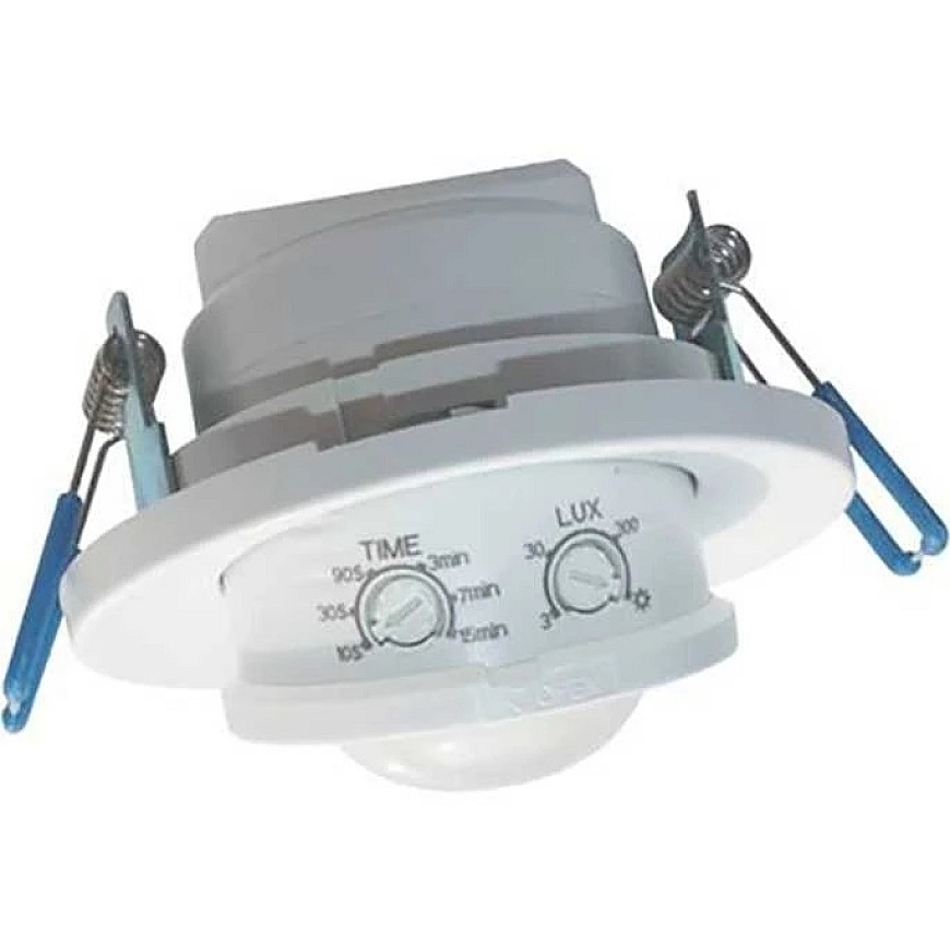 Bemko Recessed Motion Sensor, White, IP20, Max 800W, 360°, Max 8m – 5