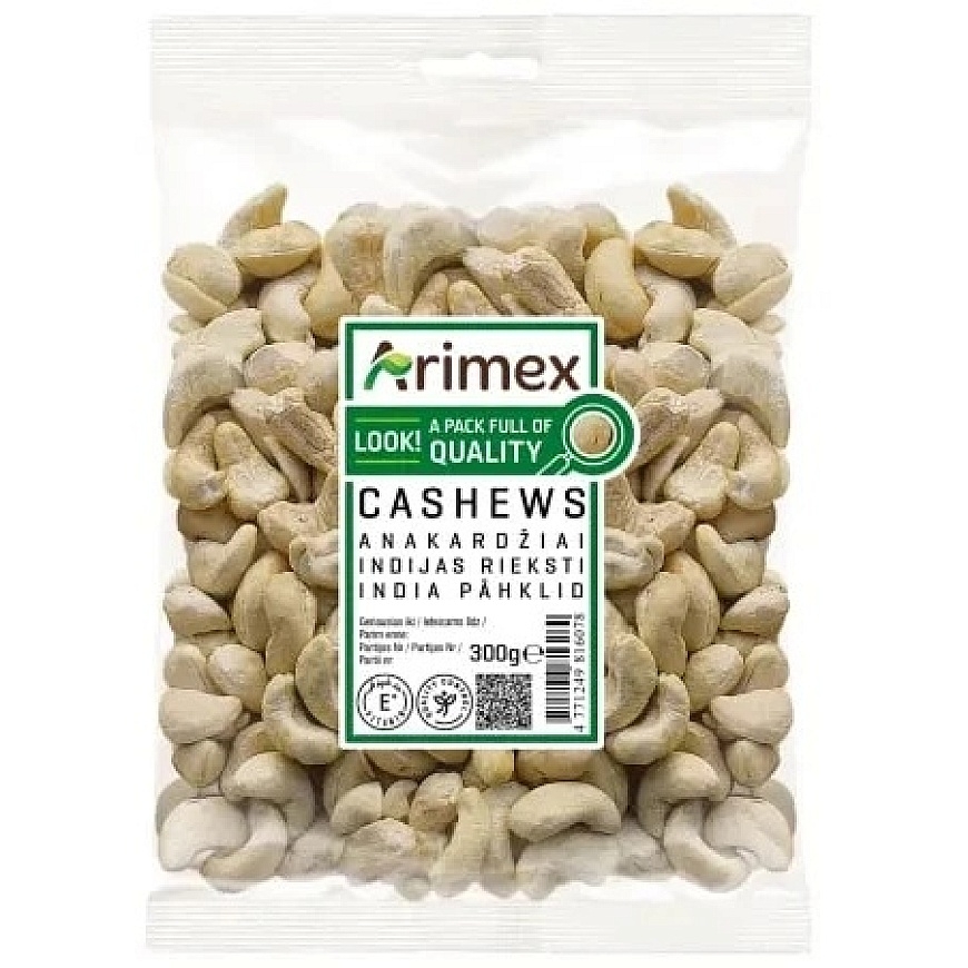 Anakardžių pähklid ARIMEX, 300g – 2