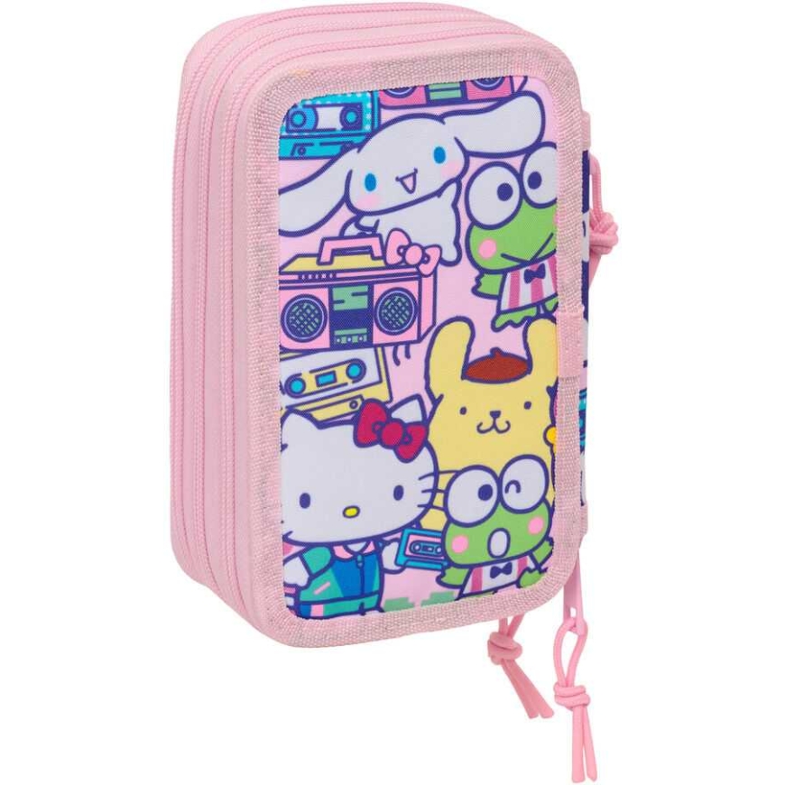 Safta Hello Kitty & Friends Triple Pencil Case 37pcs – 2