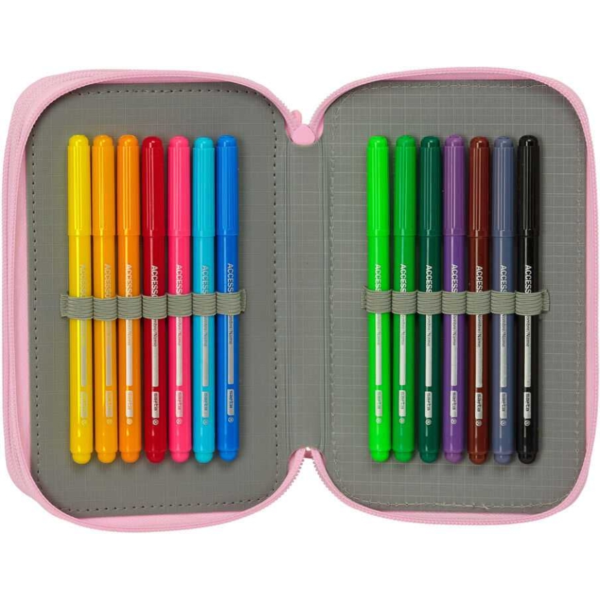 Safta Hello Kitty & Friends Triple Pencil Case 37pcs – 5