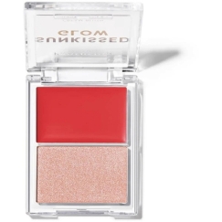 Profusion Cosmetics Sunkissed Glow Glow & Illuminating Blush Highlighter Palette Coral Heatwave 4.7 g