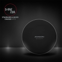 Axagon WDC-P10T mobile device charger Mobile phone, Smartphone, Tablet Black USB Wireless charging Fast charging Indoor Axagon WDC-P10T mobile device charger Mobile phone, Smartphone, Tablet Black USB Wireless charging Fast charging Indoor
