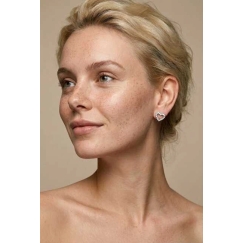 Emily Westwood Eloura Heart-Shaped Foldable Earrings EWE260597S