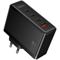 Laadija Hoco N85 100W 3xUSB-C/USB-A must Laadija Hoco N85 100W 3xUSB-C/USB-A must