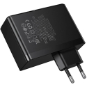 Laadija Hoco N85 100W 3xUSB-C/USB-A must Laadija Hoco N85 100W 3xUSB-C/USB-A must