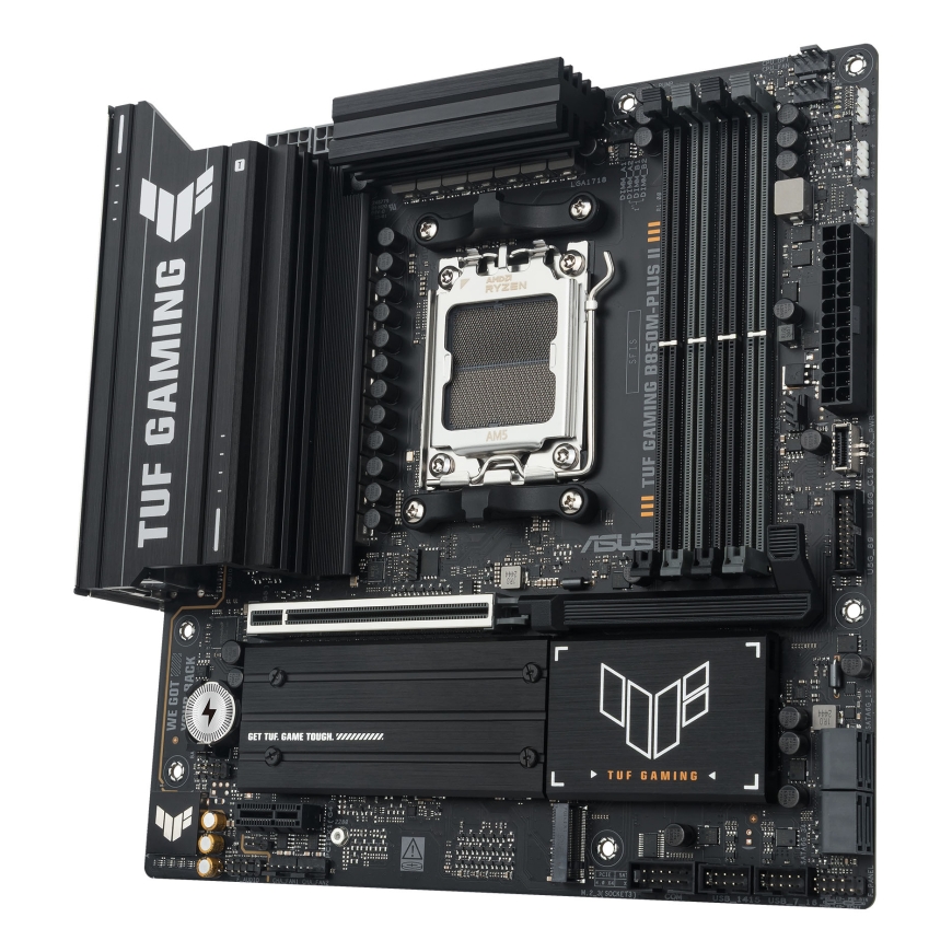 ASUS TUF GAMING B850M-PLUS II AMD B850 AM5 lizdas „micro ATX“ – 4