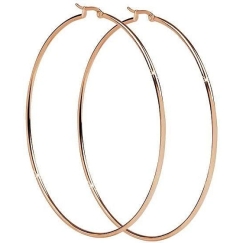 Troli Non-Stop Bronze Earrings with Circles
