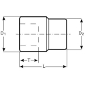 Bahco Long Hexagon Socket 1/4" A6800SM 12mm Bahco Long Hexagon Socket 1/4" A6800SM 12mm