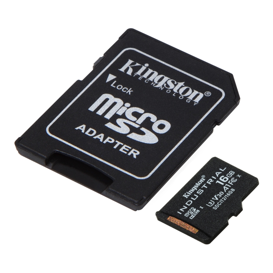 Kingston Technology Industrial 16 GB MicroSDHC UHS-I Klass 10 – 2