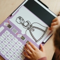 KIDYWOLF Zīmēšanas planšetē KIDYDRAW-MINI, Princeses KIDYWOLF Zīmēšanas planšetē KIDYDRAW-MINI, Princeses